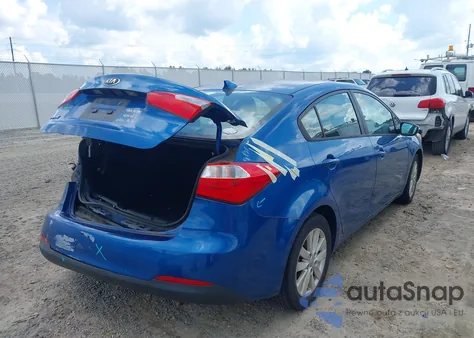 2014 Kia Forte Lx z USA, uszkodzony, nr VIN KNAFX4A65E5205434